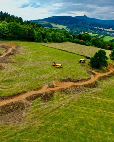 Příprava trailů