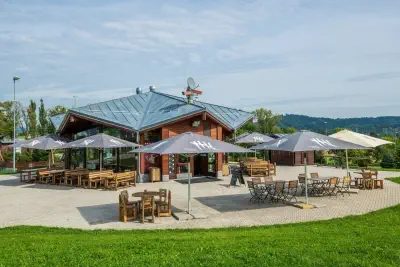 Deštník a kiosek