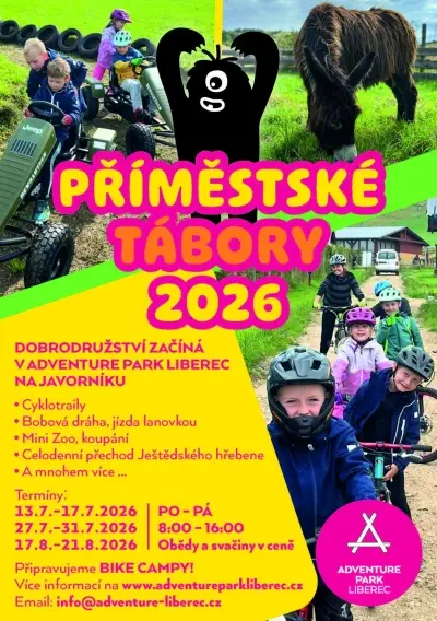 Příměstké tábory léto 2026!